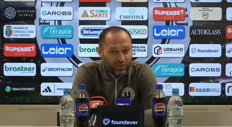 Secundul lui U Cluj, mesaj tăios pentru Gigi Becali: „Multe istorioare, interpretări”