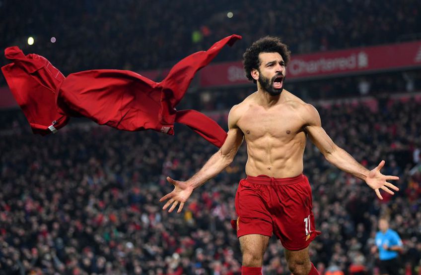 Salah și Liverpool sunt la două victorii de primul titlu după 30 de ani // FOTO: Guliver/GettyImages