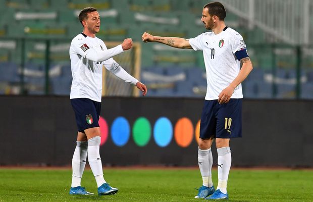 Focar la naționala Italiei: al șaptelea infectat! Se înmulțesc pozitivii la echipa lui Drăgușin