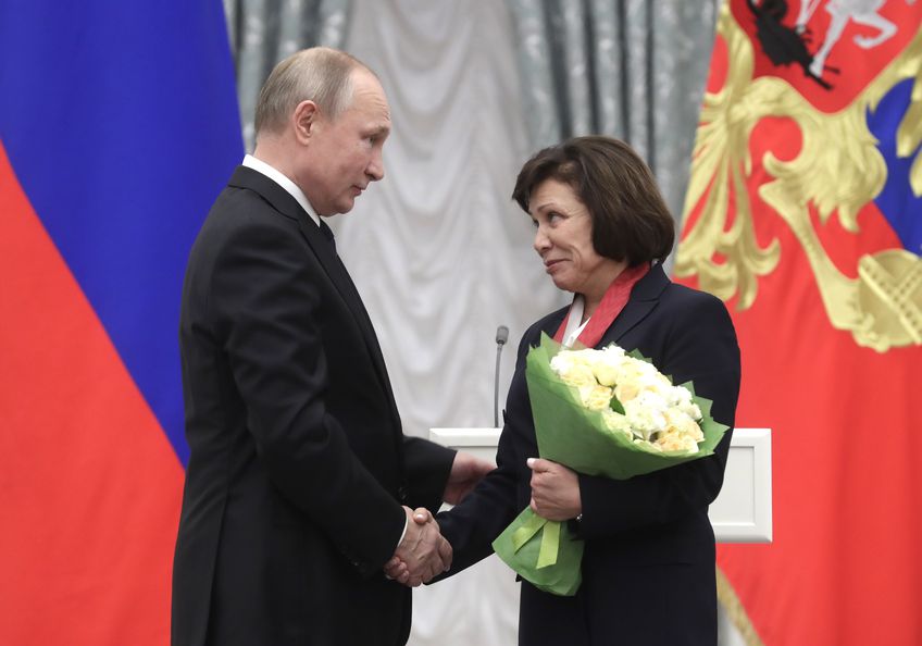 Irina Rodnina și Vladimir Putin / FOTO: Imago-Images