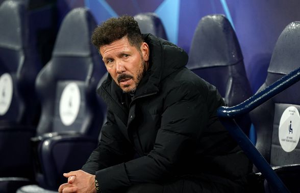 Bornă negativă atinsă de Atletico Madrid, în meciul cu Manchester City » Premieră cu Diego Simeone pe bancă