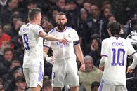 Benzemagie pură! Real Madrid o învinge clar pe Chelsea și este mare favorită la calificarea în semifinalele Ligii Campionilor