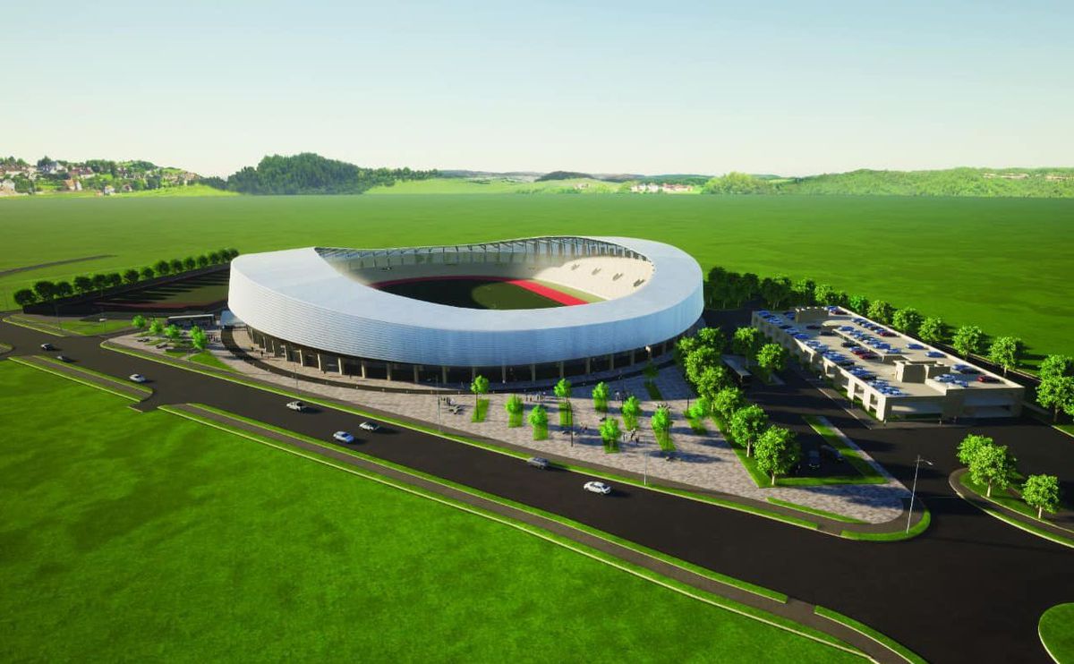 Incredibil! Guvernul a aprobat construcția unui nou stadion de 70 mil. € într-un oraș cu o singură echipă, unde se modernizează deja o arenă!
