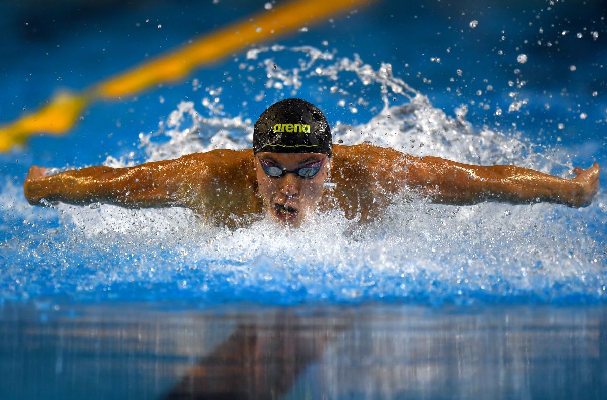 David Popovici, a treia medalie la Campionatele Naționale de la Otopeni » Record național la 50 metri fluture