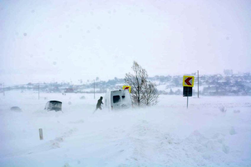 Imagine surprinsă în județul Botoșani / Sursă foto: Facebook@ ISU Botoșani