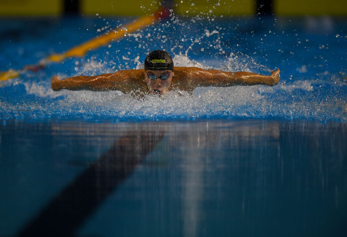 David Popovici, a treia medalie la Campionatele Naționale de la Otopeni » Record național la 50 metri fluture