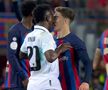 Gavi și Vinicius au fost la un pas de încăierare! La pauză, brazilianul s-a dus să-i ceară explicații + Gest obscen făcut de spaniol