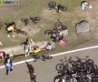 Imagine de la accidentul din etapa a 4-a a Turului Țării Bascilor Foto: captură
