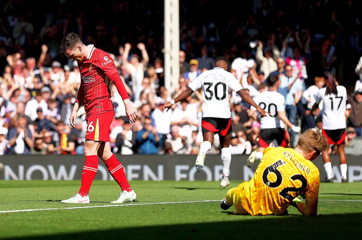 Fulham - Liverpool 3-2 » Șansă irosită! „Cormoranii” pierd al doilea meci din acest campionat, dar rămân lideri autoritari