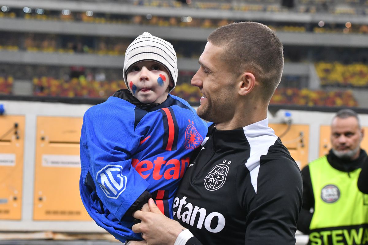 Gestul de suflet al lui Bîrligea, surprins de fotoreporterul GSP după victoria FCSB-ului