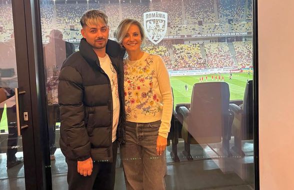 Fotbalistul diagnosticat cu o boală incurabilă, invitat la Rapid - Dinamo » Fotografie în lojă alături de donatoarea Diana Șucu