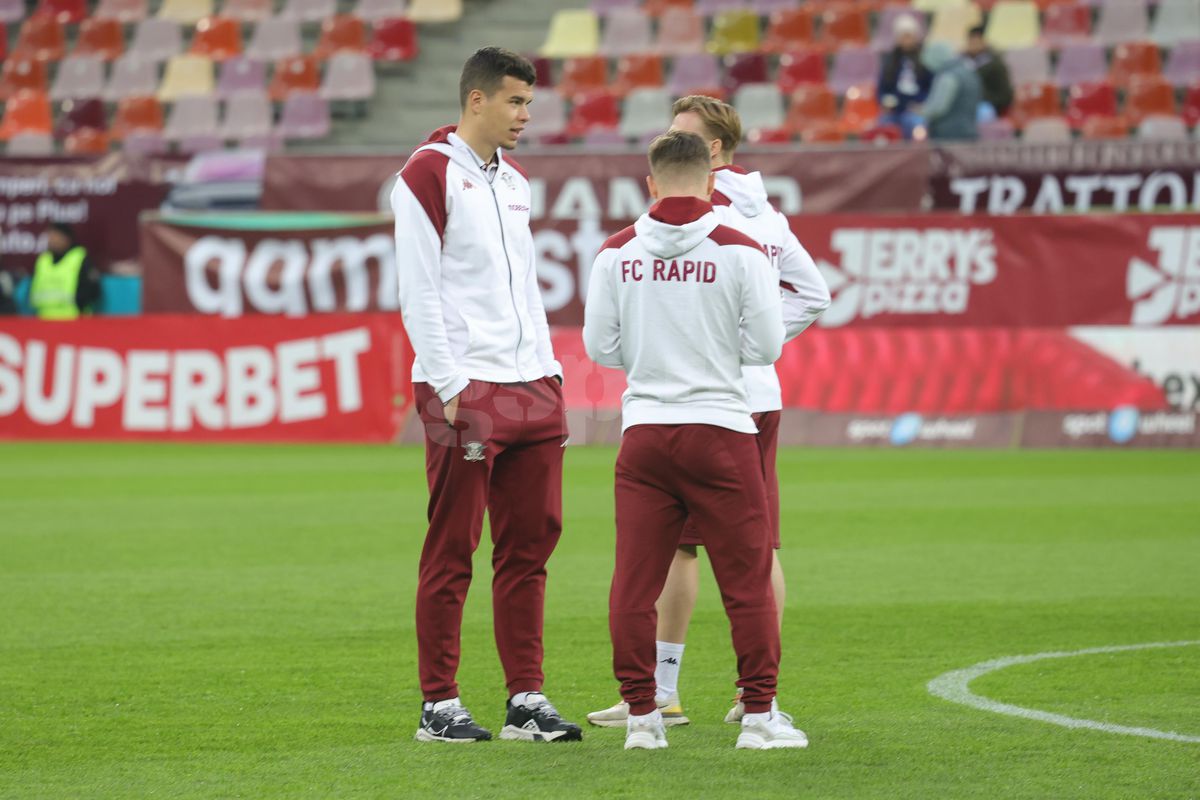 Imagini înainte de meci, Rapid - Dinamo