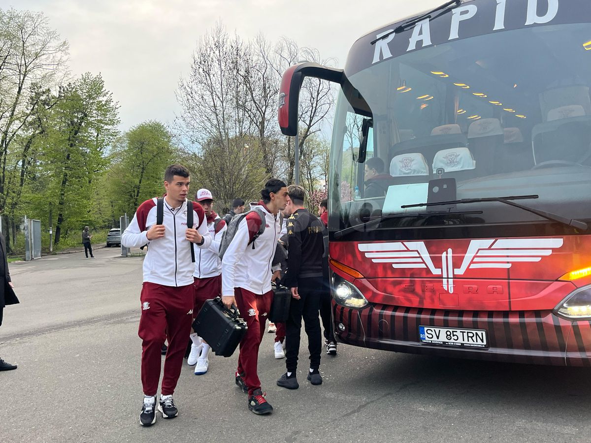 Imagini înainte de meci, Rapid - Dinamo