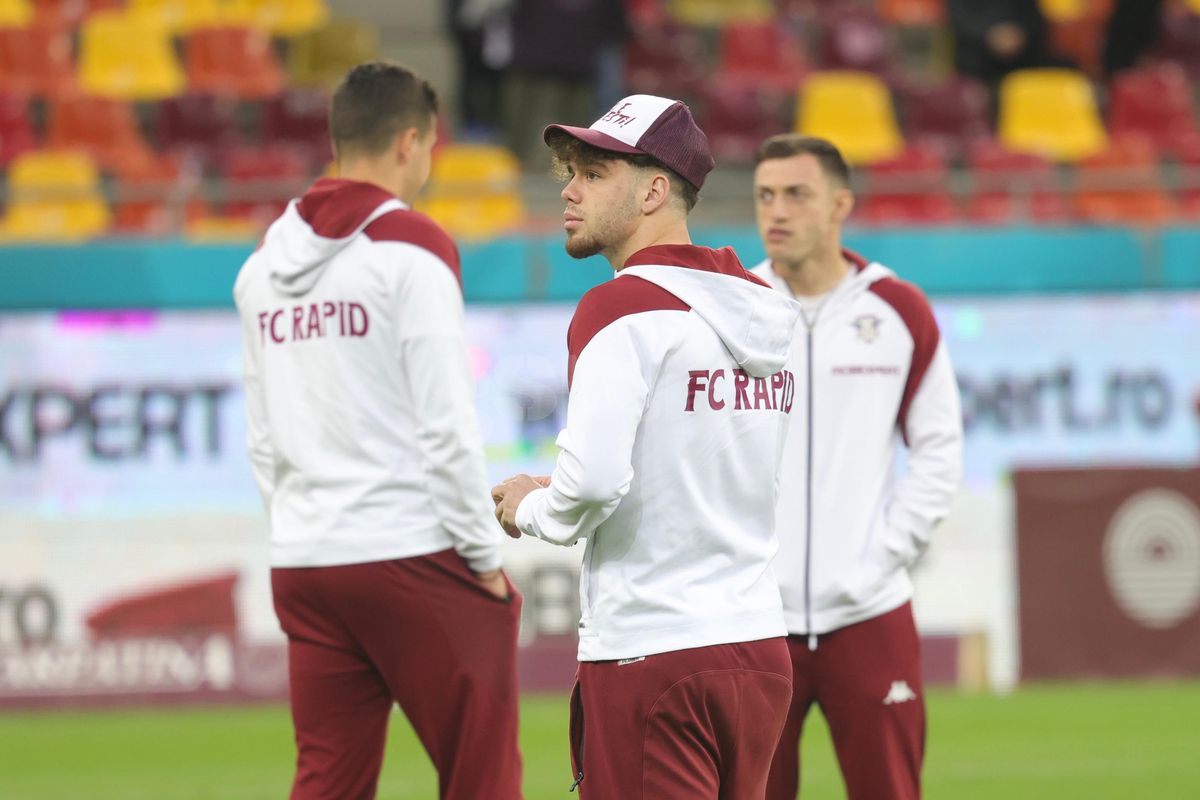 Imagini înainte de meci, Rapid - Dinamo