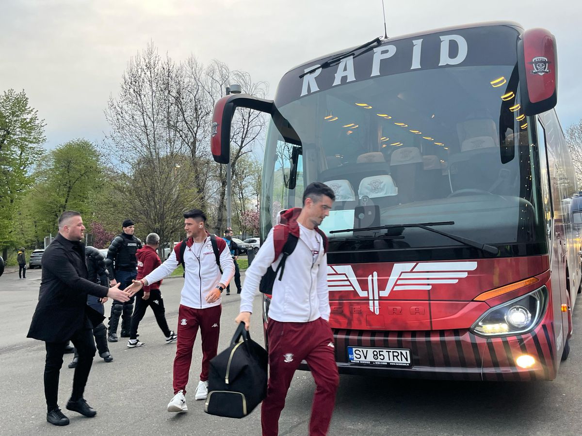 Imagini înainte de meci, Rapid - Dinamo