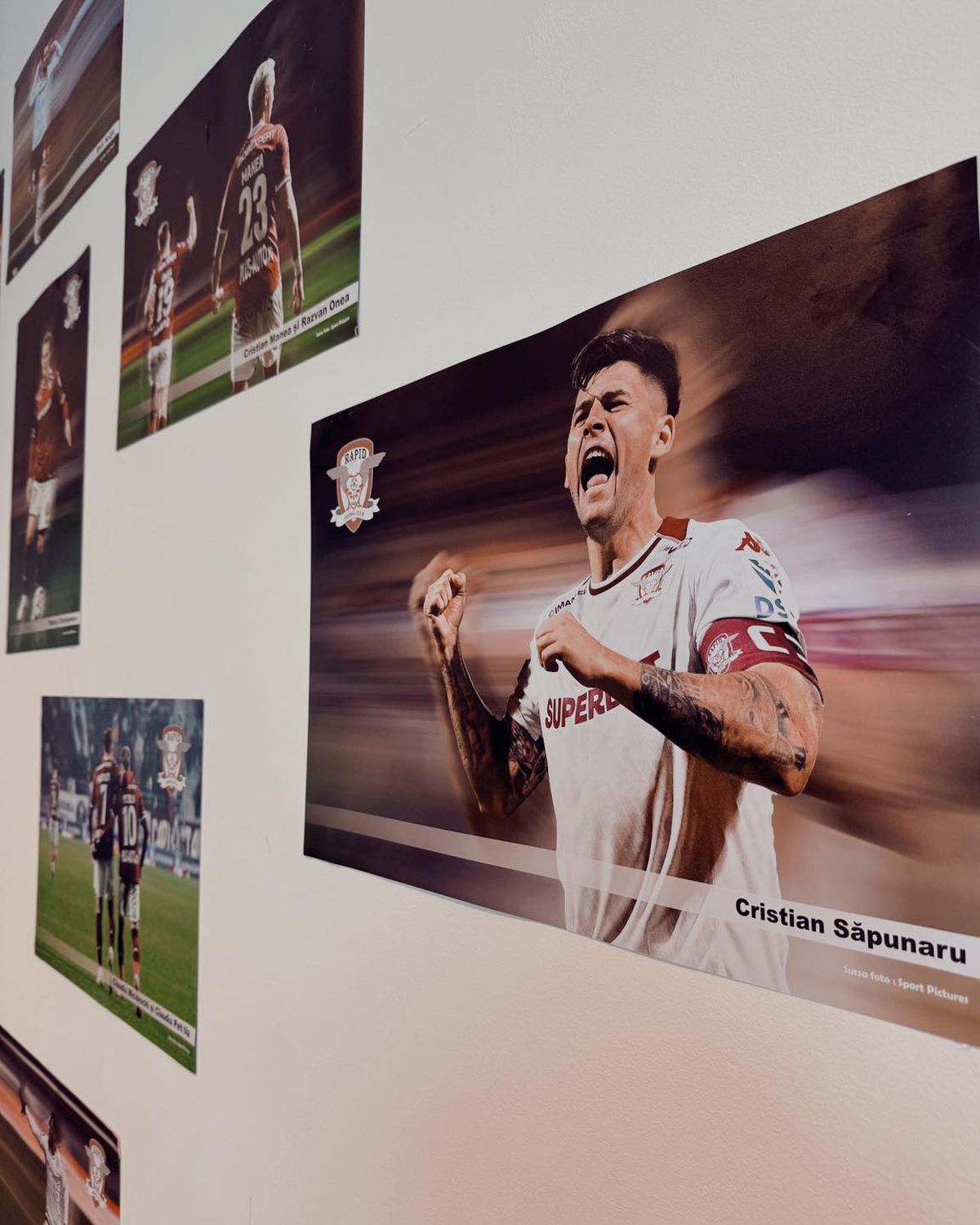 Arena Națională, cu însemnele Rapidului la derby-ul cu Dinamo