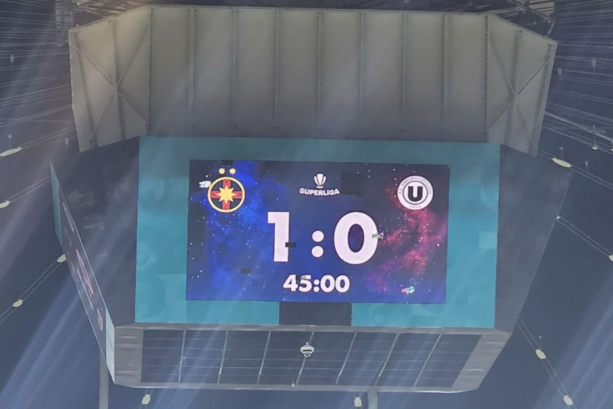 Ce nu s-a văzut la TV în FCSB - U CLUJ