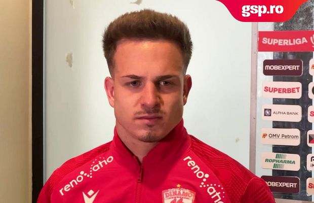 „Am luat gol din nimic, e frustrant!” » Titularul dinamovist își varsă oful: „Rapid nu ne-a pus mari probleme”