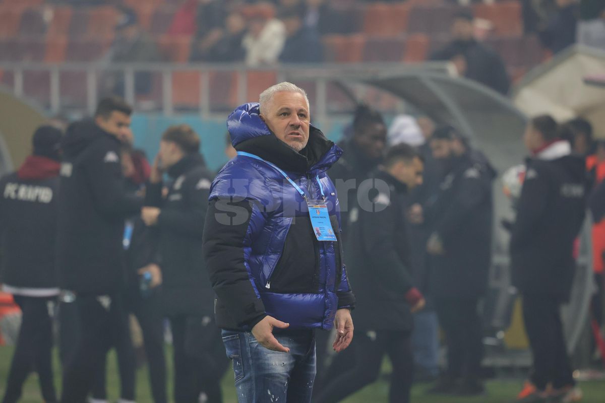 Gestul lui Marius Șumudică la adresa galeriei Rapidului » Tehnicianul a avut o criză de nervi