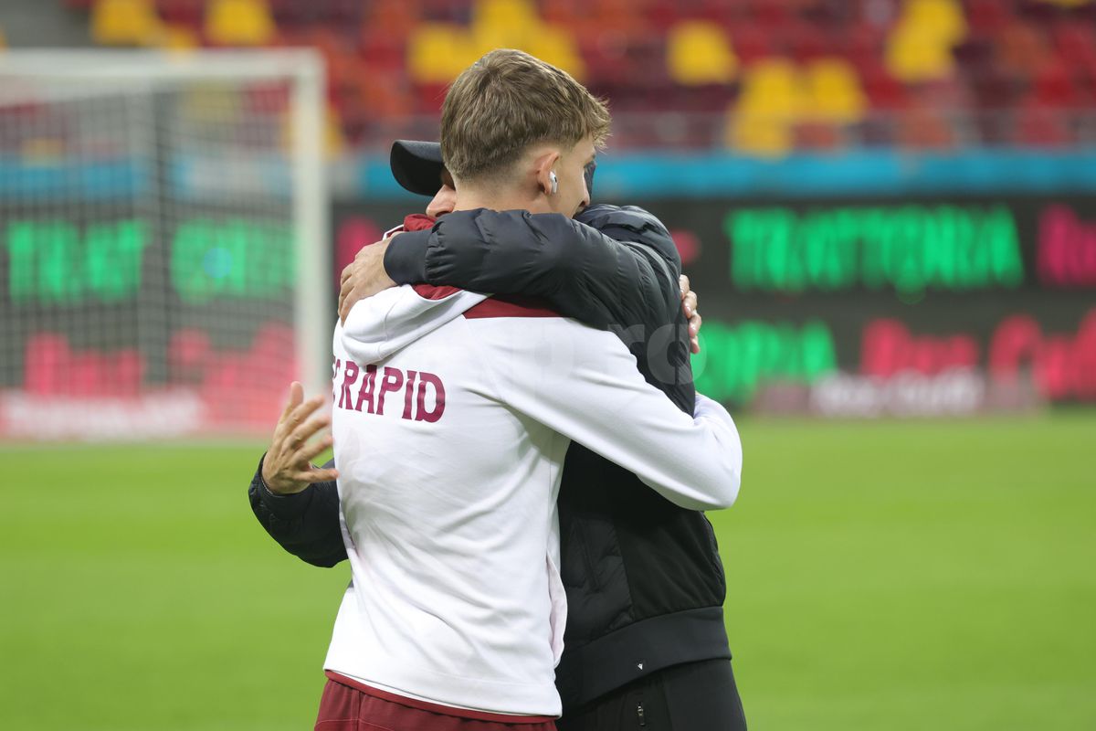 Imagini înainte de meci, Rapid - Dinamo