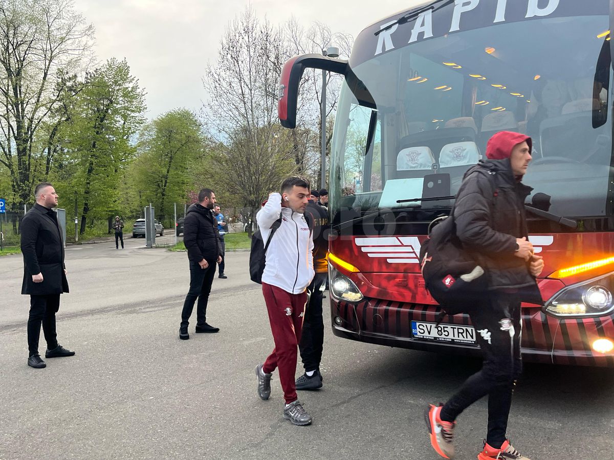 Imagini înainte de meci, Rapid - Dinamo