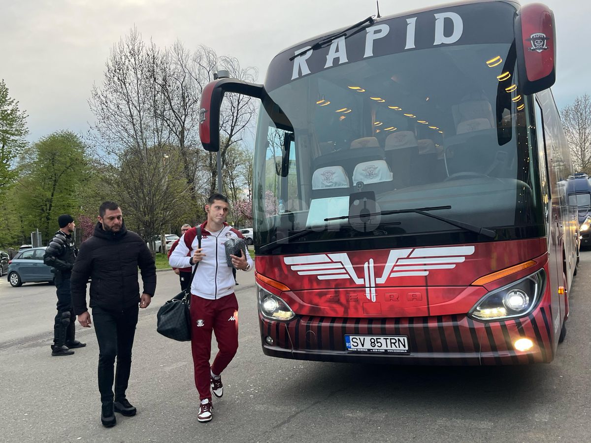 Imagini înainte de meci, Rapid - Dinamo