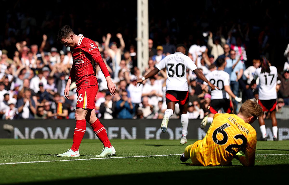 Fulham - Liverpool 3-2 » Șansă irosită! „Cormoranii” pierd al doilea meci din acest campionat, dar rămân lideri autoritari