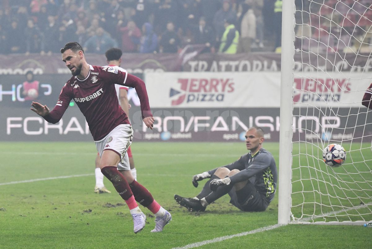 Golul Rapidului în meciul cu Dinamo / foto: Cristi Preda