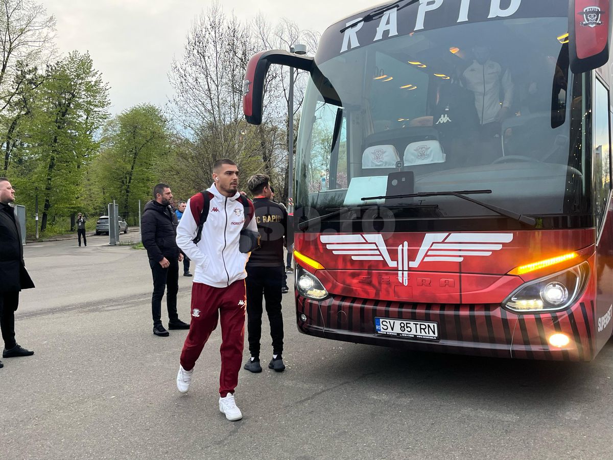 Imagini înainte de meci, Rapid - Dinamo