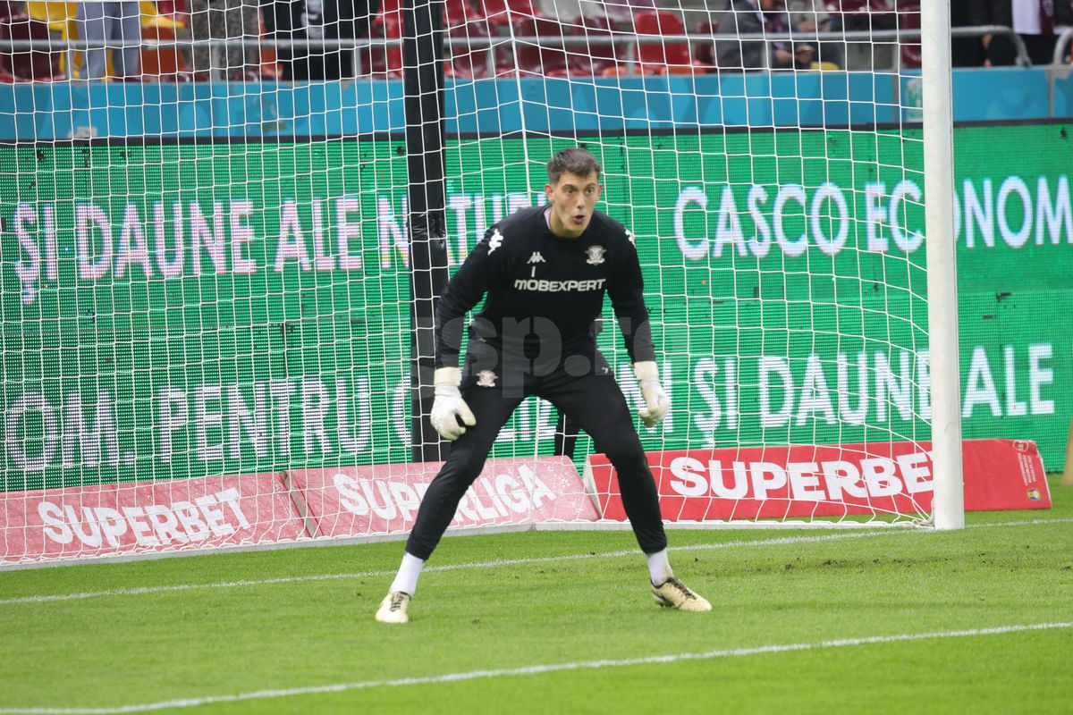 Imagini de la încălzire, Rapid - Dinamo