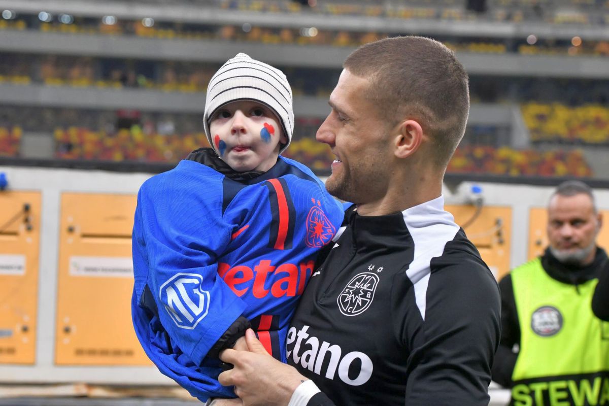 Gestul de suflet al lui Bîrligea, surprins de fotoreporterul GSP după victoria FCSB-ului