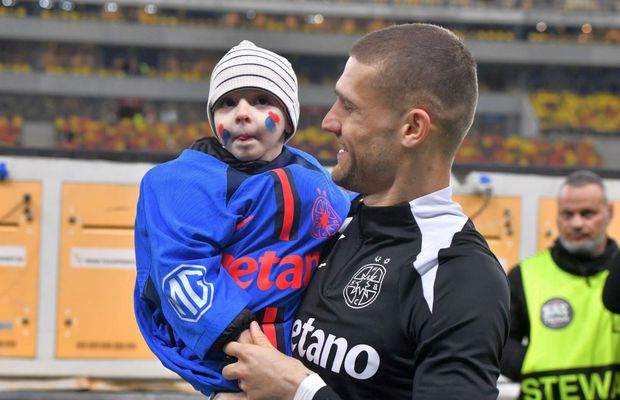 Gestul de suflet al lui Bîrligea, surprins de fotoreporterul GSP după victoria FCSB-ului