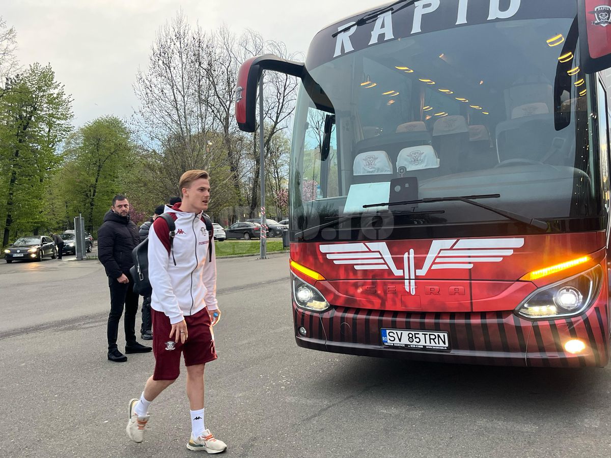 Imagini înainte de meci, Rapid - Dinamo