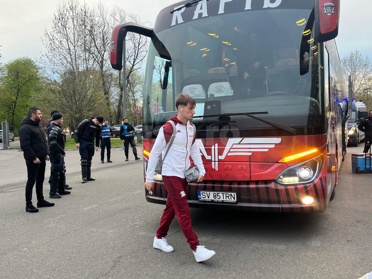 Imagini înainte de meci, Rapid - Dinamo