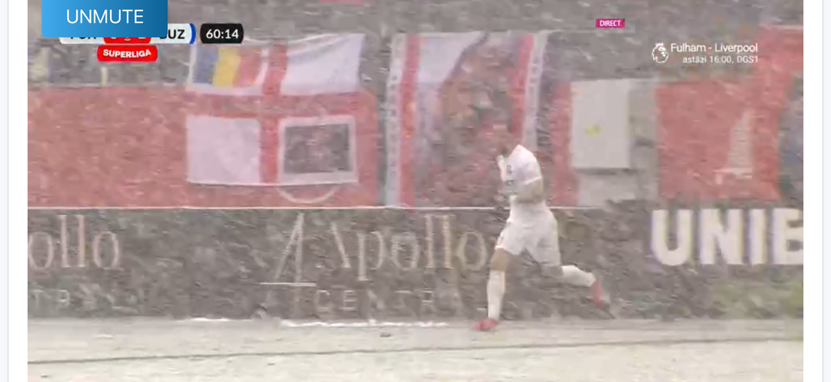 Imaginile lunii în Superliga » Jucătorul i-a luat lopata din mână și a început să sprinteze