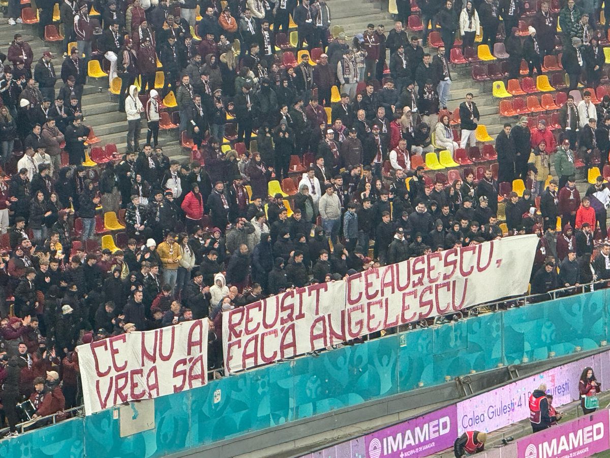Discursul lui Șumudică a fost ignorat: fanii Rapidului au PROTESTAT din nou » Comparație cu Ceaușescu