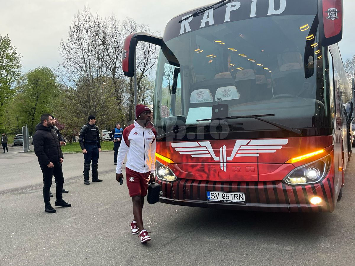 Imagini înainte de meci, Rapid - Dinamo