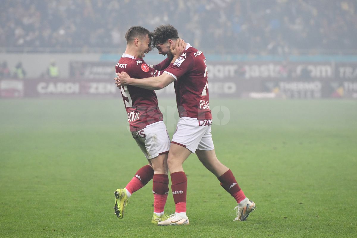 Golul Rapidului în meciul cu Dinamo / foto: Cristi Preda
