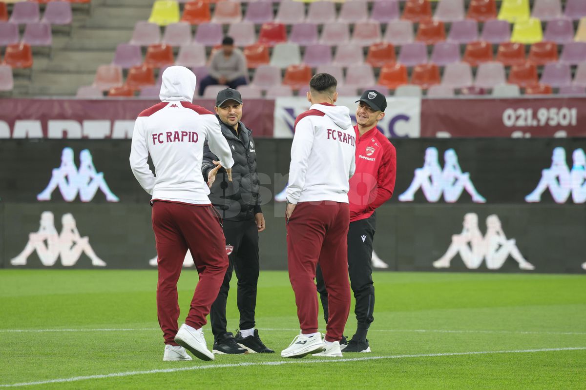 Imagini înainte de meci, Rapid - Dinamo