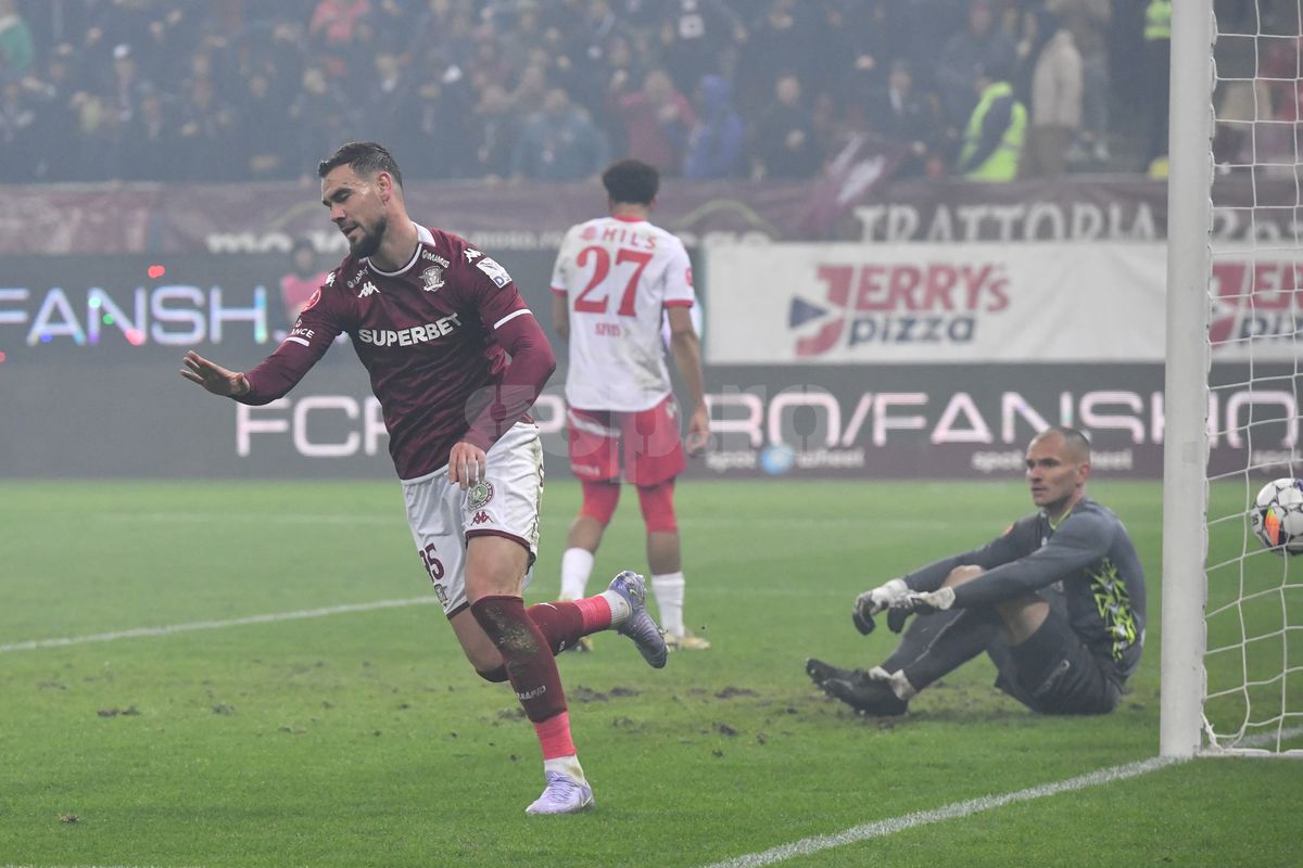 Golul Rapidului în meciul cu Dinamo / foto: Cristi Preda