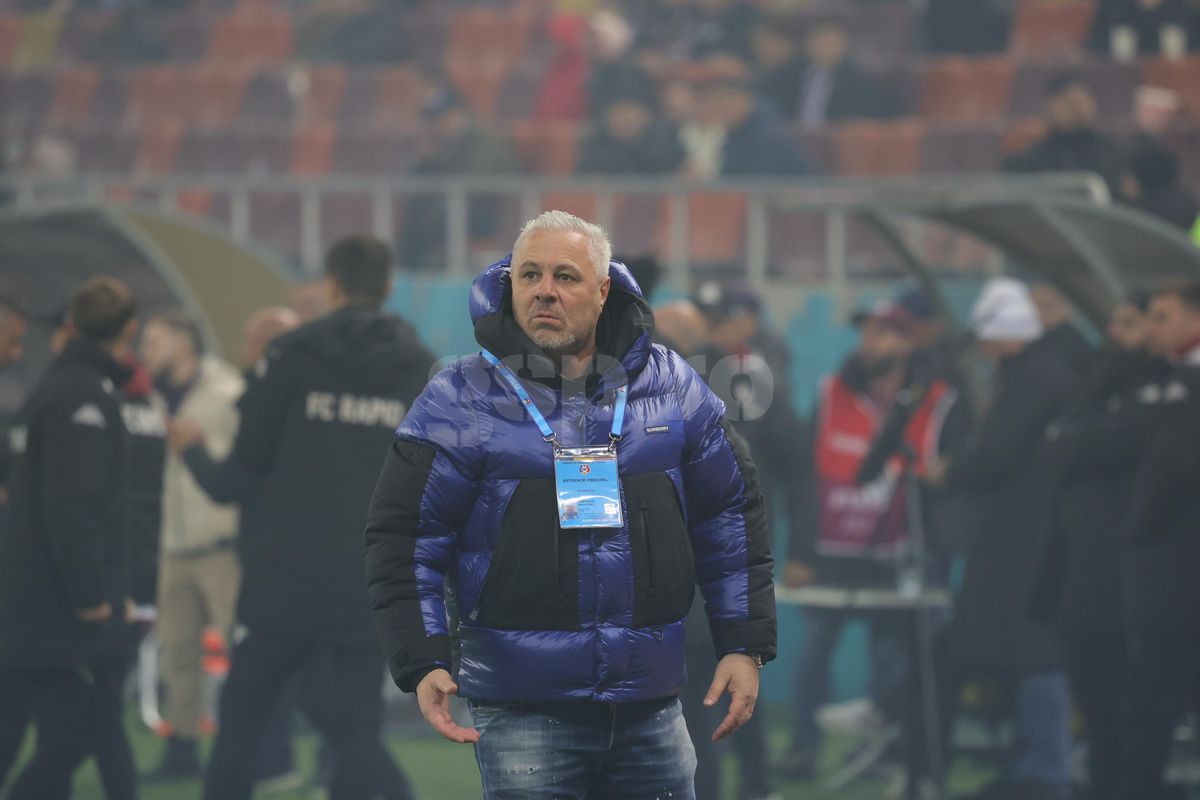 Gestul lui Marius Șumudică la adresa galeriei Rapidului » Tehnicianul a avut o criză de nervi