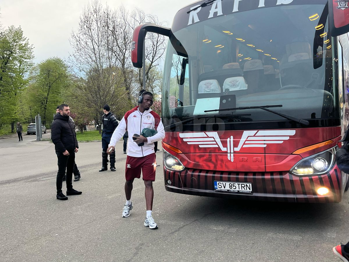 Imagini înainte de meci, Rapid - Dinamo