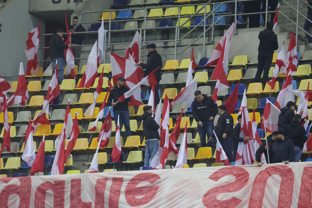 Imagini de la Rapid - Dinamo, înainte de meci