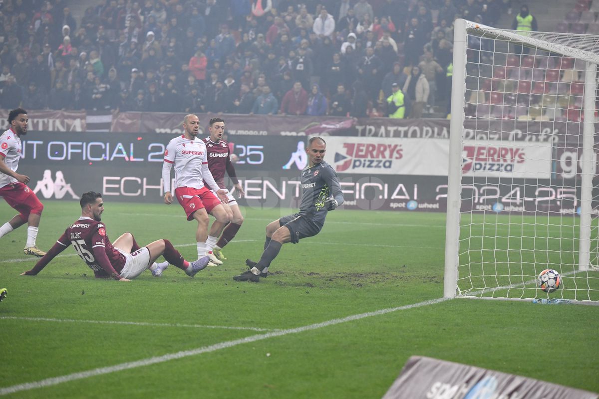 Golul Rapidului în meciul cu Dinamo / foto: Cristi Preda