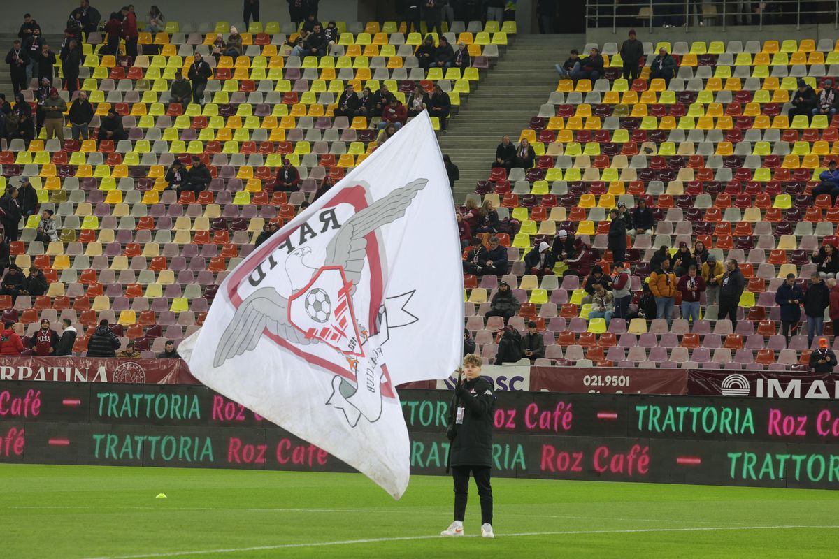 Imagini de la Rapid - Dinamo, înainte de meci