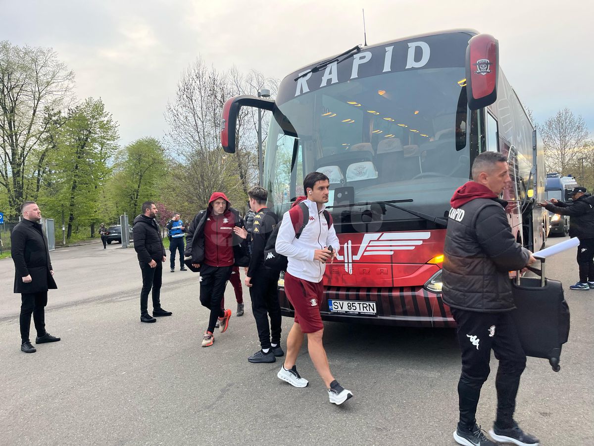 Imagini înainte de meci, Rapid - Dinamo