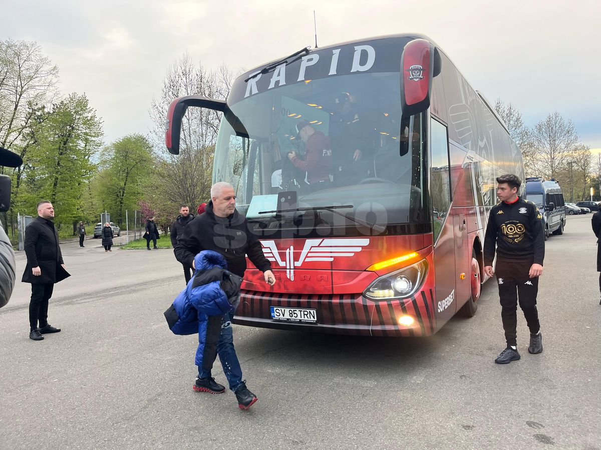 Imagini înainte de meci, Rapid - Dinamo