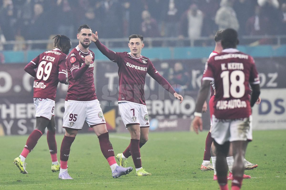 Golul Rapidului în meciul cu Dinamo / foto: Cristi Preda