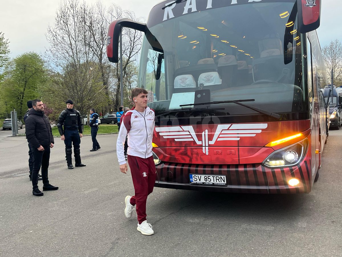 Imagini înainte de meci, Rapid - Dinamo