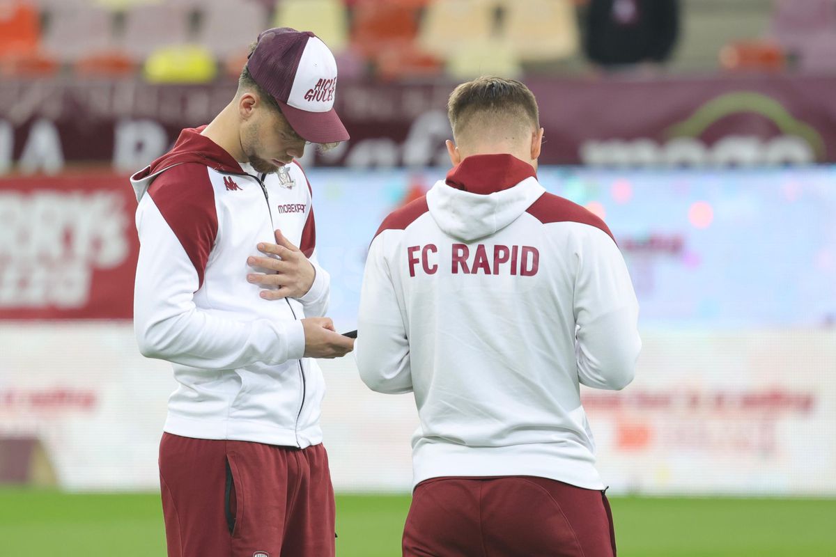 Imagini înainte de meci, Rapid - Dinamo